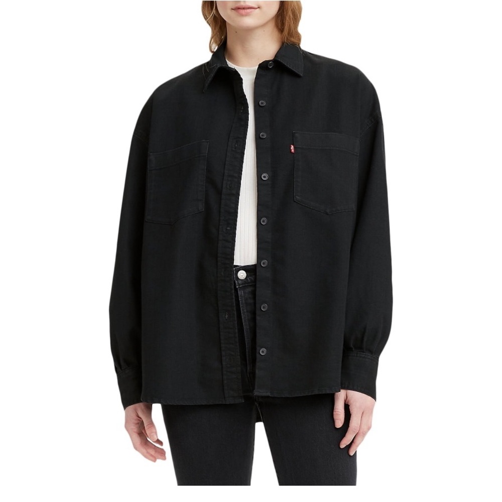 Levi's Black Button Down Shirt for Women